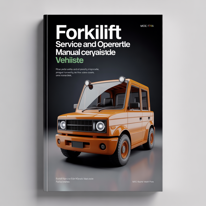 forkilift Service and operators Manuals various