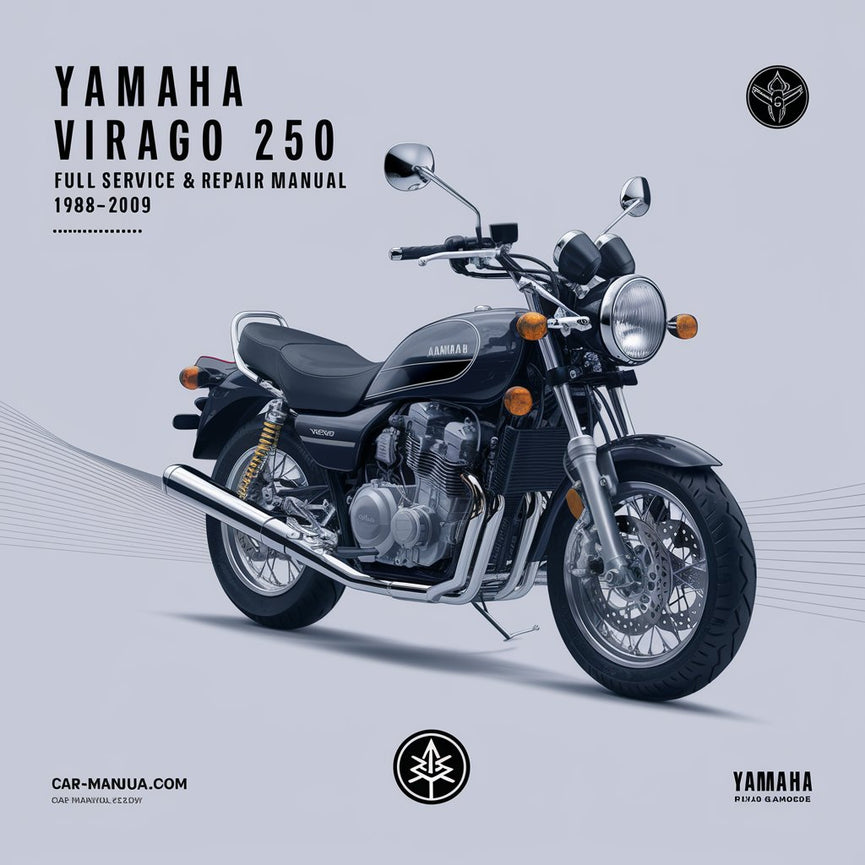 Manual de servicio y reparación completo de Yamaha VIRAGO 250 XV250 1988-2009