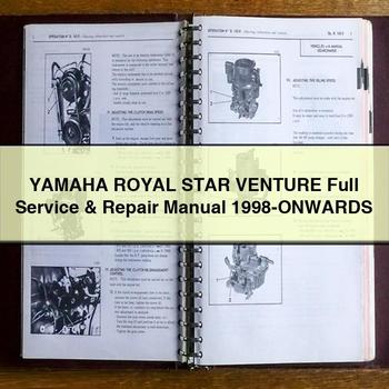 Yamaha ROYAL STAR Venture Manual completo de servicio y reparación 1998-EN ADELANTE