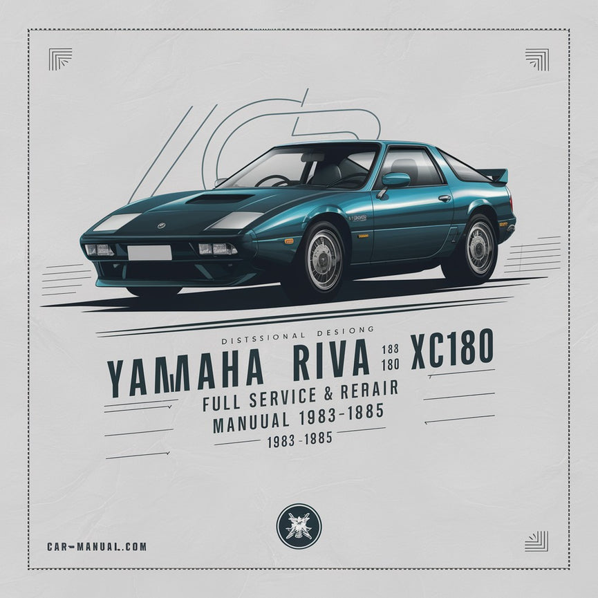 Manual de servicio y reparación completo de Yamaha RIVA 180 XC180 1983-1985