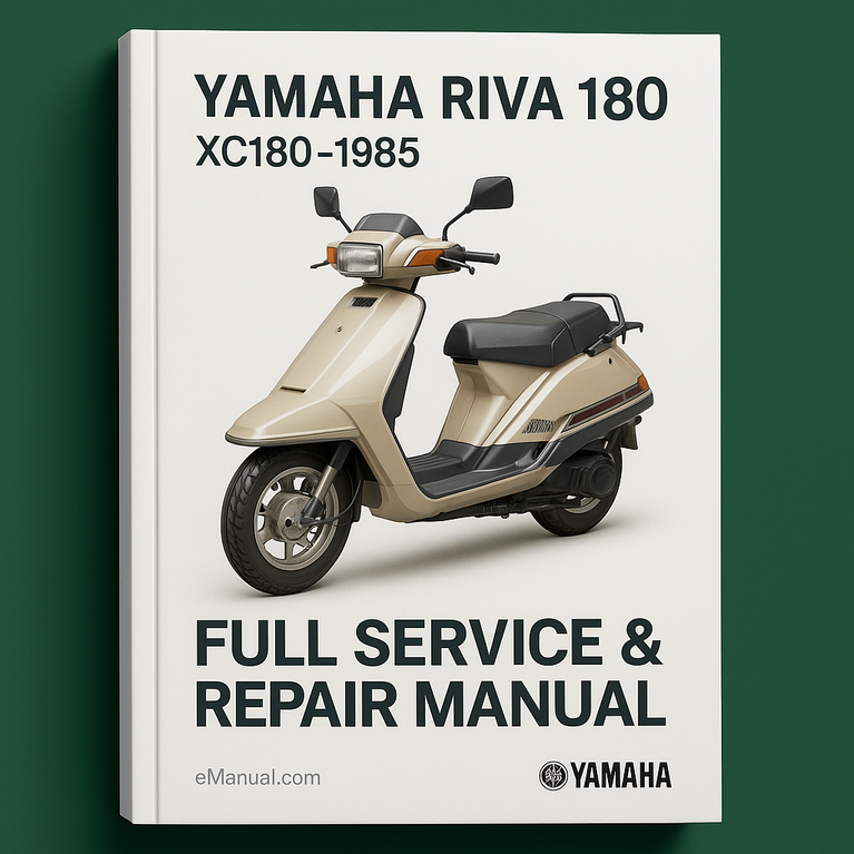 Yamaha RIVA 180 XC180 Vollständiges Wartungs- und Reparaturhandbuch 1983-1985