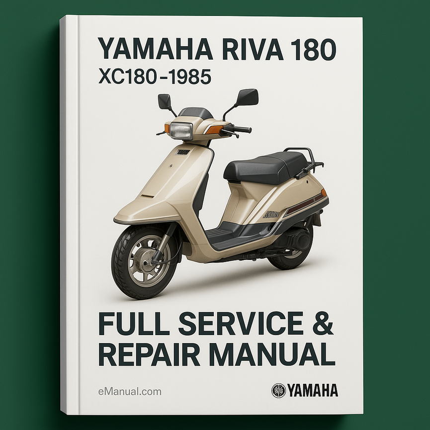 Yamaha RIVA 180 XC180 Full Service & Repair Manual 1983-1985