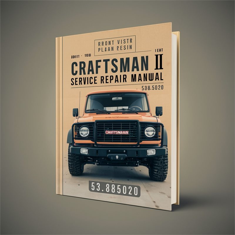 Craftsman II 10.32 Service Manual 536.885020 PDF