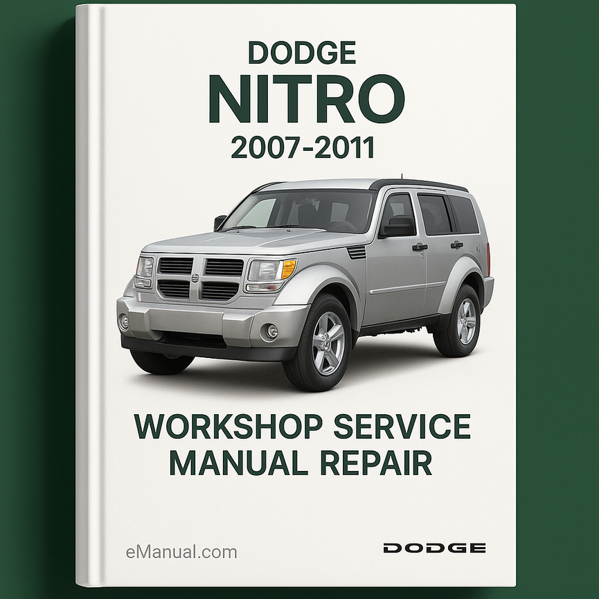 Dodge Nitro 2007-2011 Workshop Service Manual Repair