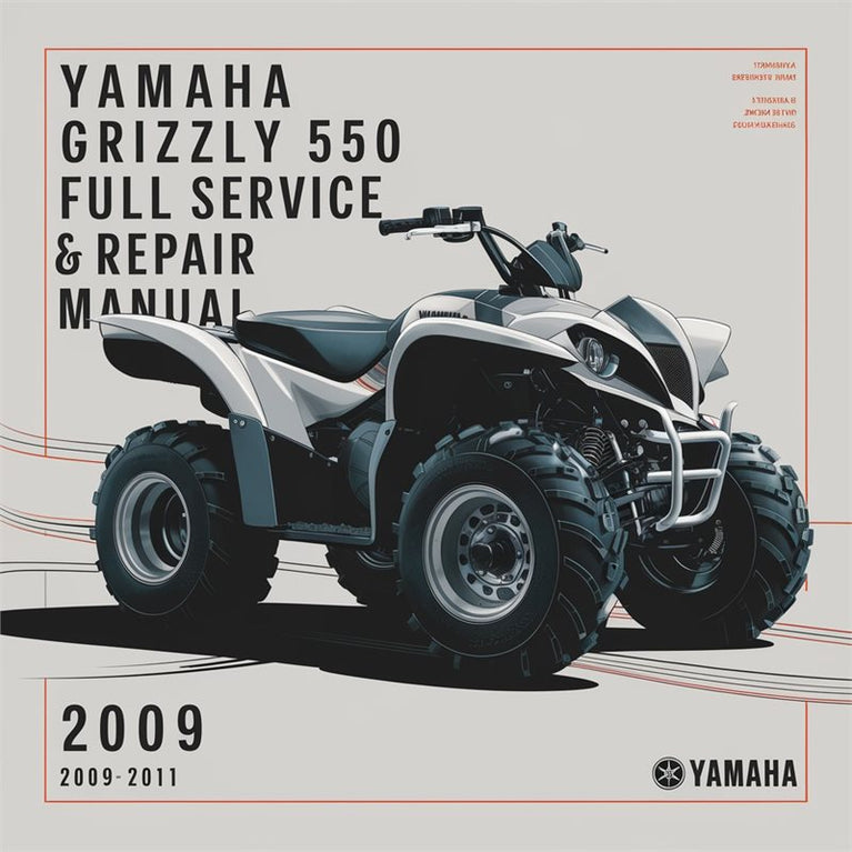 2009-2011 Yamaha Grizzly 550 700 Service Repair Workshop Manual PDF