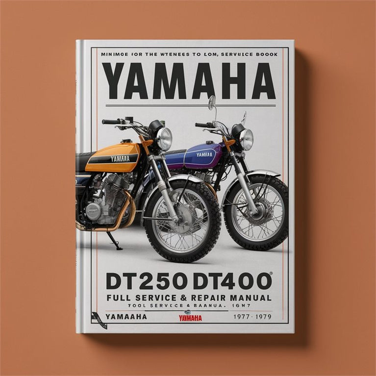 Yamaha DT250 DT400 Full Service & Repair Manual 1977-1979 PDF