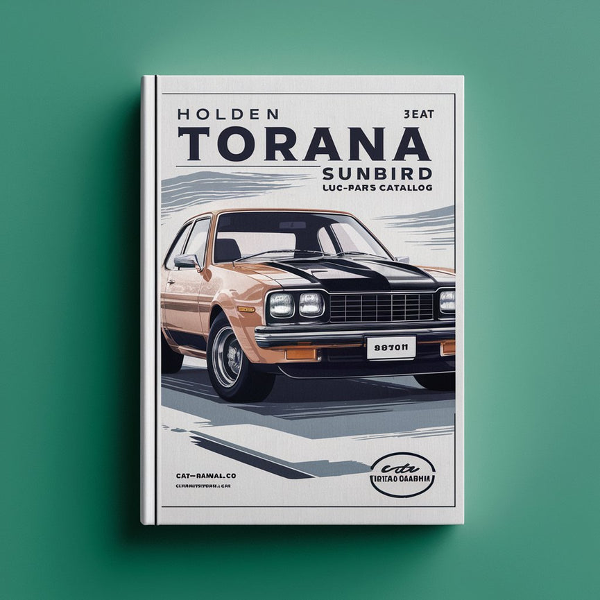 HOLDEN TORANA SUNBIRD UC Parts Catalog BOOK