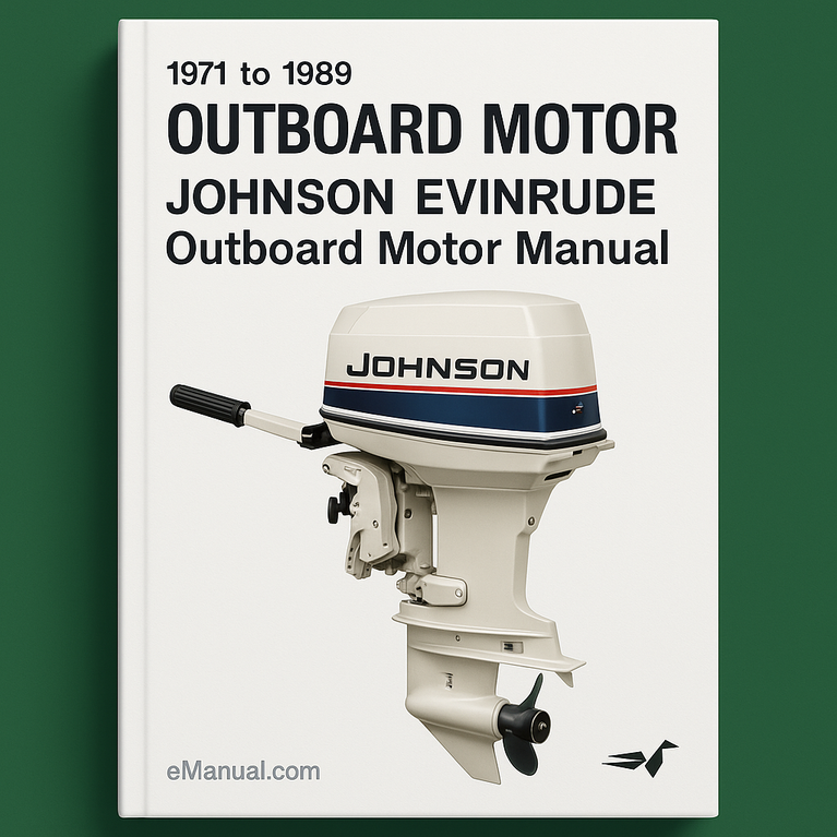 1971 to 1989 Johnson Evinrude Outboard Motor Manual