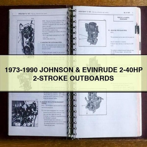 1973-1990 Johnson & Evinrude 2-40hp 2-stroke Outboards