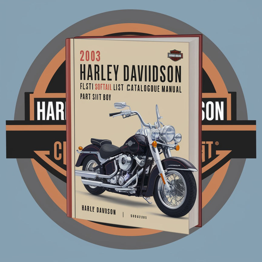 2003 Harley Davidson FLSTFI SOFTAIL FAT BOY parts list catalogue Manual View webpages (   )