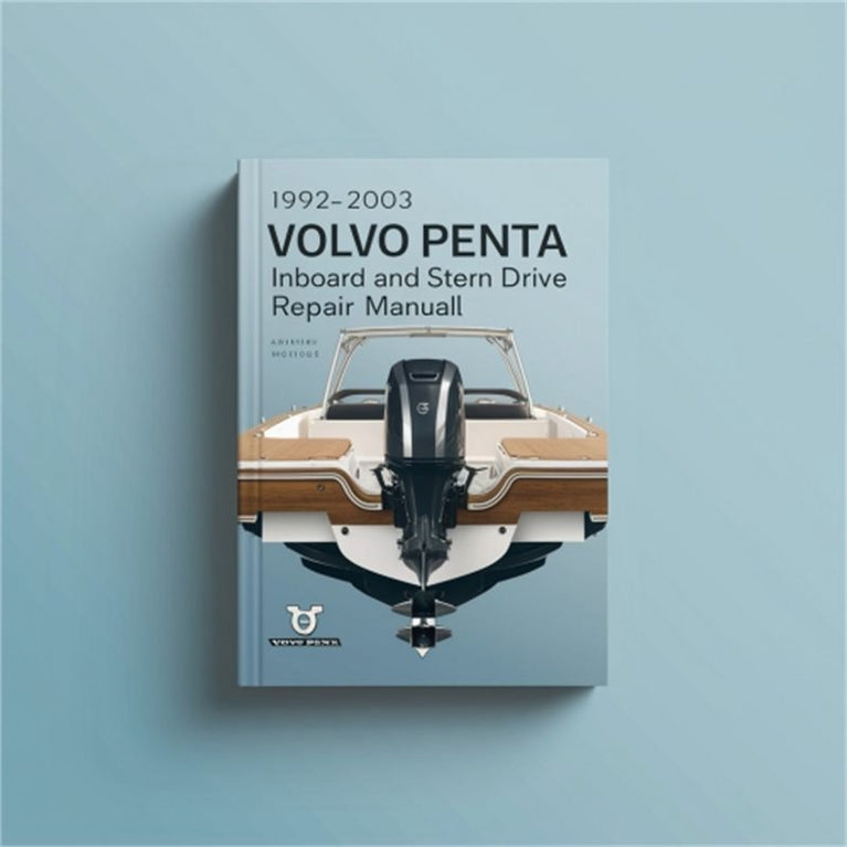 1992-2003 Volvo PENTA INBOARD And STERN DRIVE Repair Manual PDF