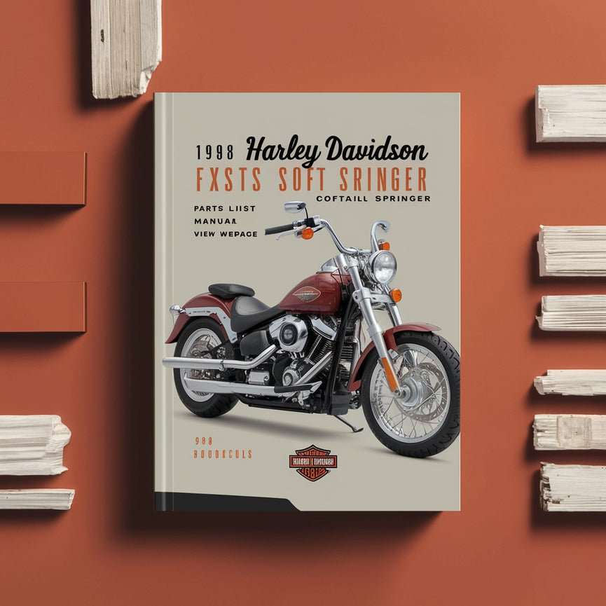 1998 Harley Davidson FXSTS SOFTAIL SPRINGER parts list catalogue Manual View webpages (   )