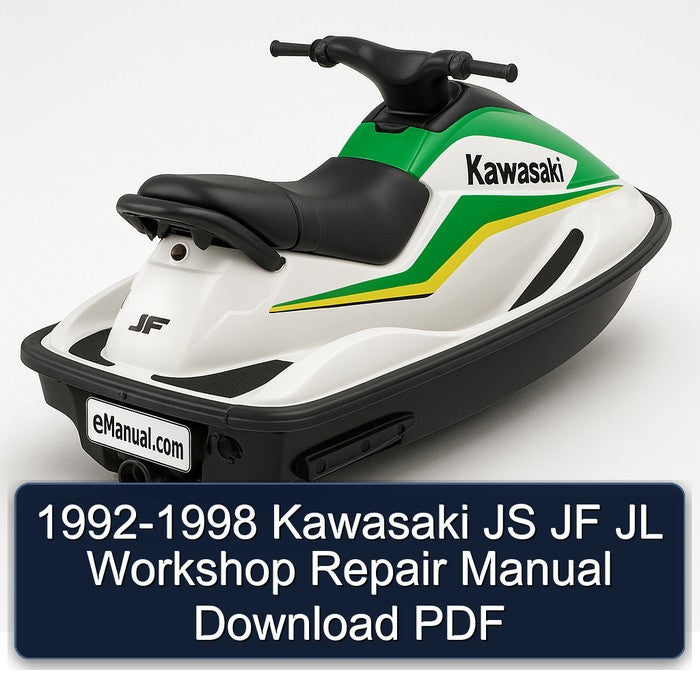 1992-1998 Kawasaki JS JF JL Service Repair Workshop Manual PDF