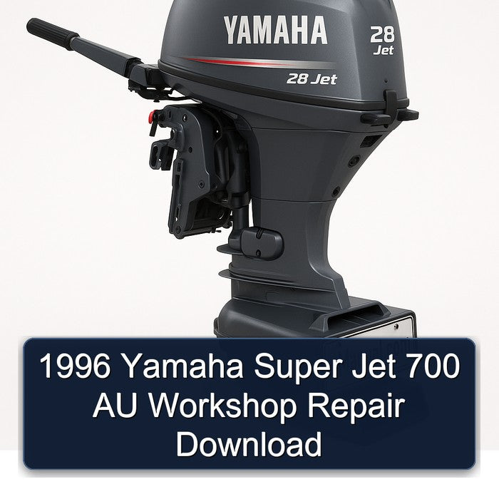 1996 Yamaha Super Jet 700 AU Service Repair Workshop Manual PDF