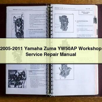 Manual de servicio y reparación del taller Yamaha Zuma YW50AP 2005-2011