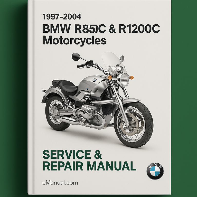 1997-2004 BMW R850C & R1200C Motorcycles Service Repair Manual (Highly Detailed FSM Preview)