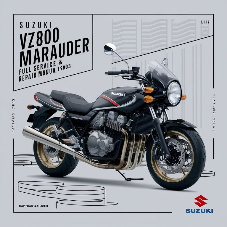 Manual de servicio y reparación completo de Suzuki VZ800 MARAUDER 1997-2003