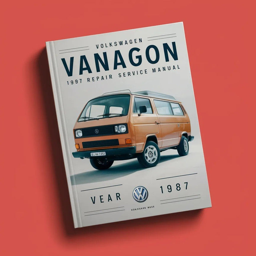 Volkswagen Vanagon 1987 Repair Service Manual