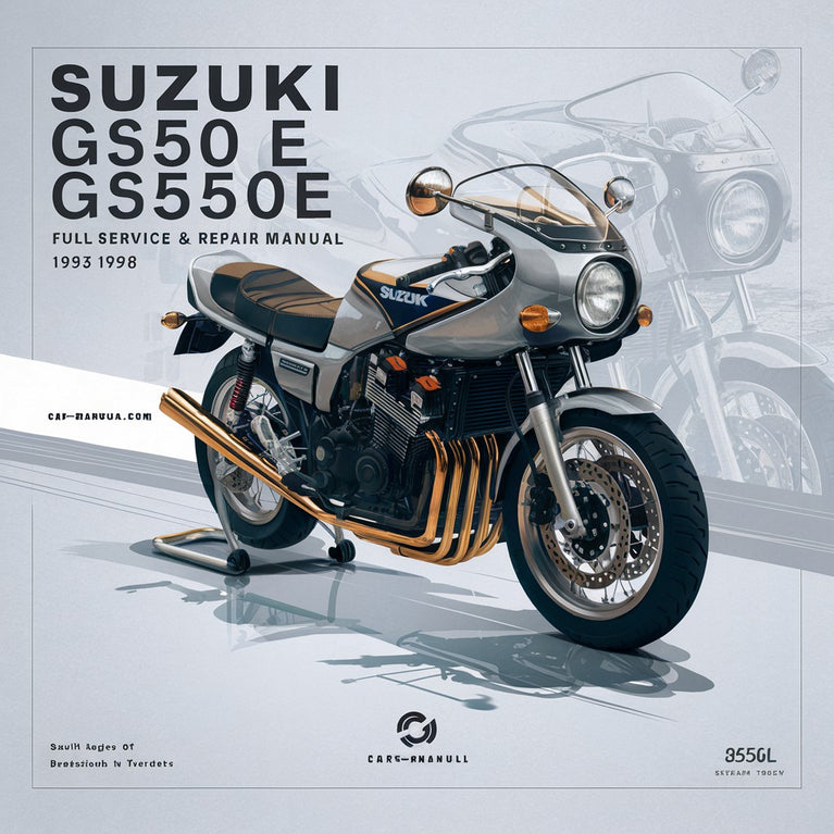 Manual de servicio y reparación completo de Suzuki GS550 GS550E GS550ES GS550L 1983-1986