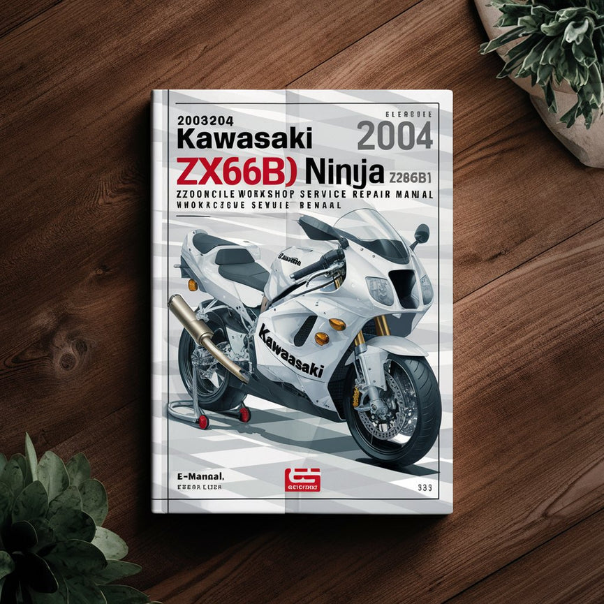 2003-2004 Kawasaki Zx6R(R) Ninja ZX636B1 ZX600K1 Motorcycle Workshop Service Manual