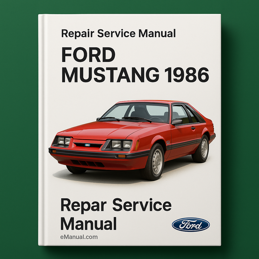 Ford Mustang 1986 Reparatur-Servicehandbuch