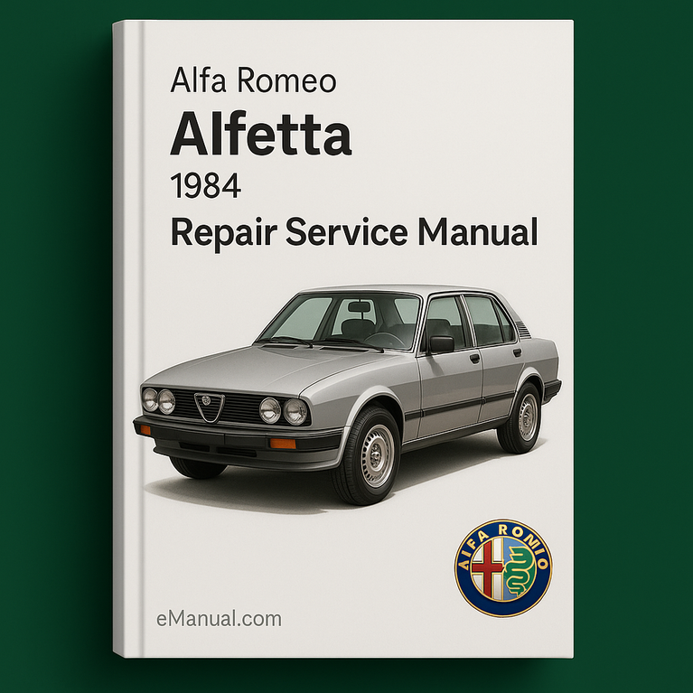 Alfa Romeo Alfetta 1984 Reparatur-Servicehandbuch