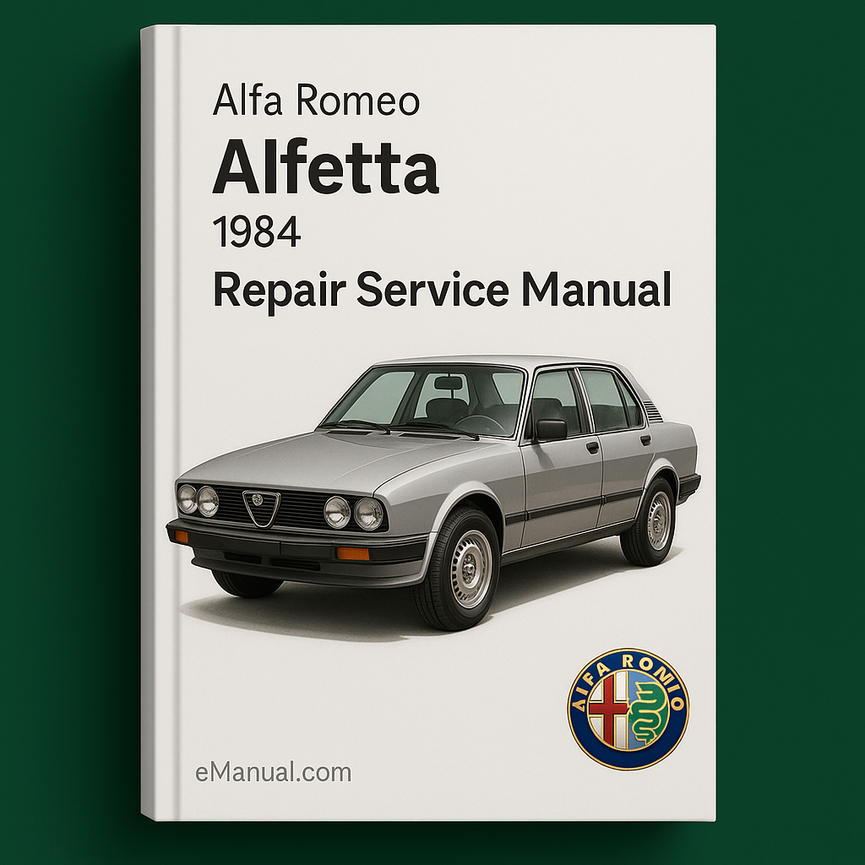 Alfa Romeo Alfetta 1984 Repair Service Manual