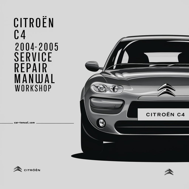 Manual de taller de reparación y servicio del CITROEN C4 2004-2005