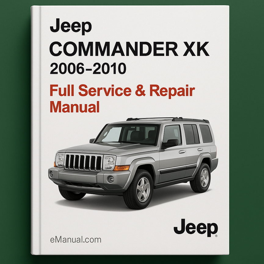 Jeep Commander XK 2006-2010 Komplettes Service-Reparaturhandbuch