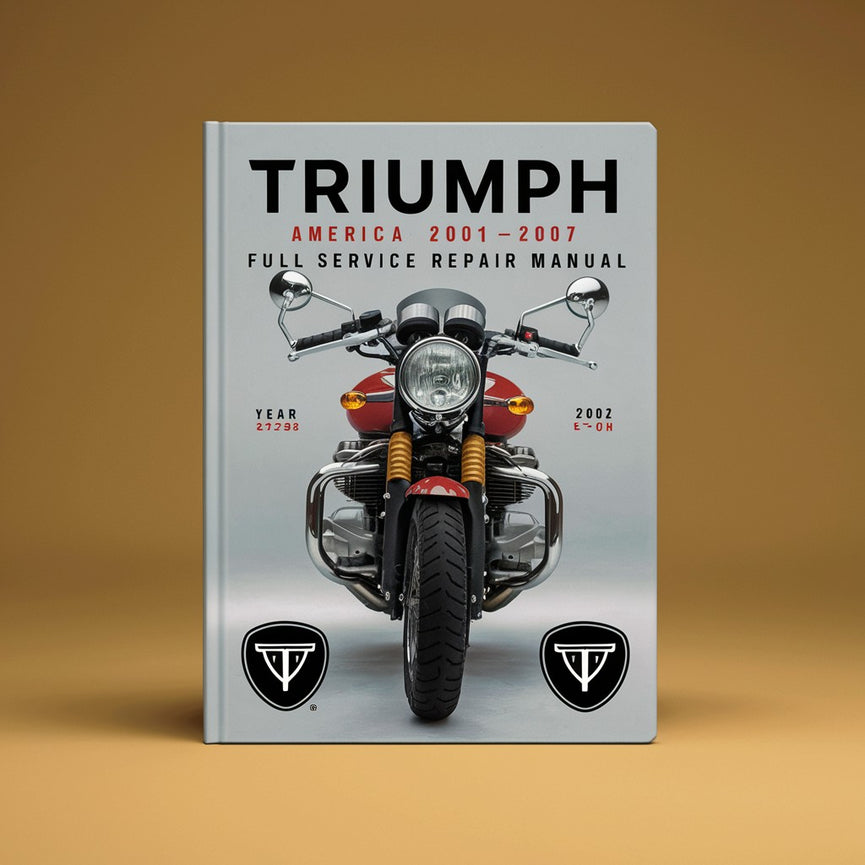 Manual de reparación y servicio completo de Triumph America 2001-2007