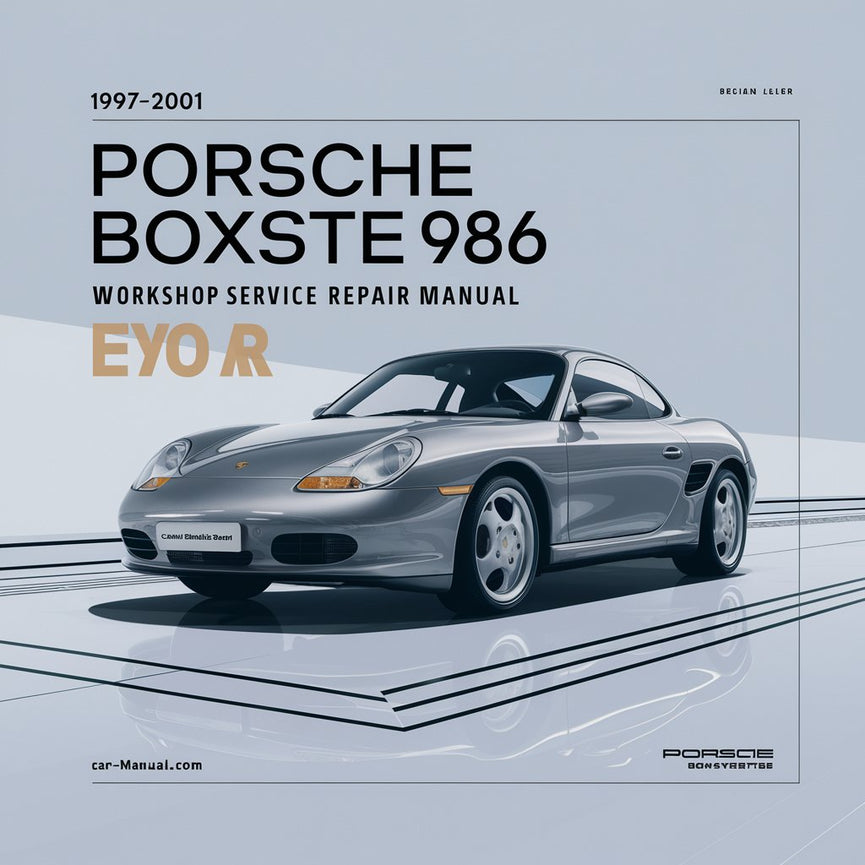 1997-2001 Porsche Boxster 986 Werkstatt-Service-Reparaturhandbuch