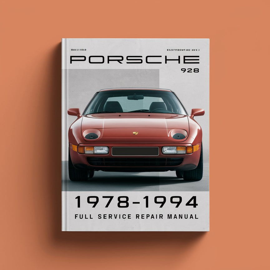 Manual de servicio y reparación completo del Porsche 928 1978-1994