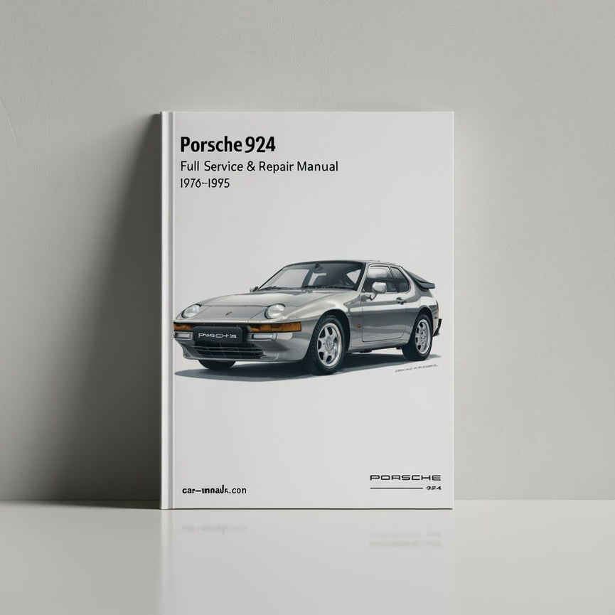 Manual completo de servicio y reparación del PORSCHE 924 1976-1985