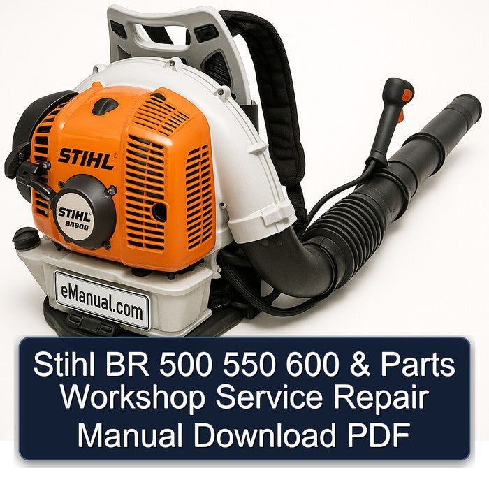 Stihl BR 500 550 600 Parts Service Repair Workshop Manual PDF