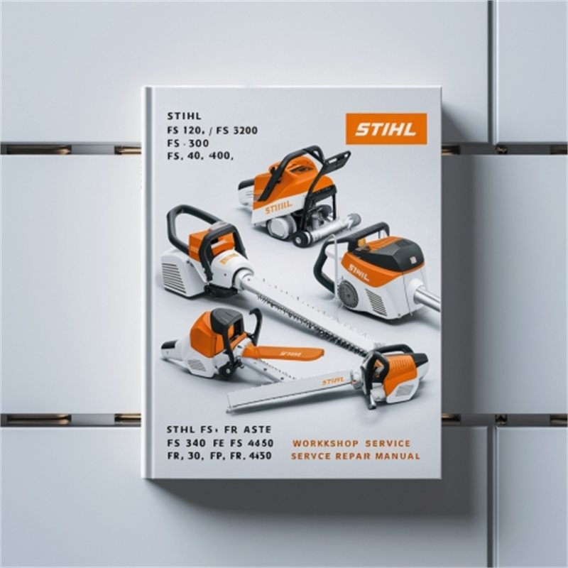 Stihl FS 120 200 300 350 400 450 FR Brushcutters Parts Service Repair Workshop Manual PDF