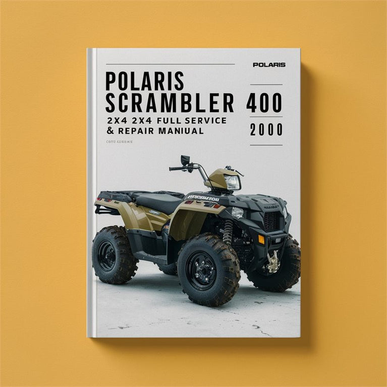 POLARIS SCRAMBLER 400 2X4 4X4 ATV Full Service & Repair Manual 2000 PDF