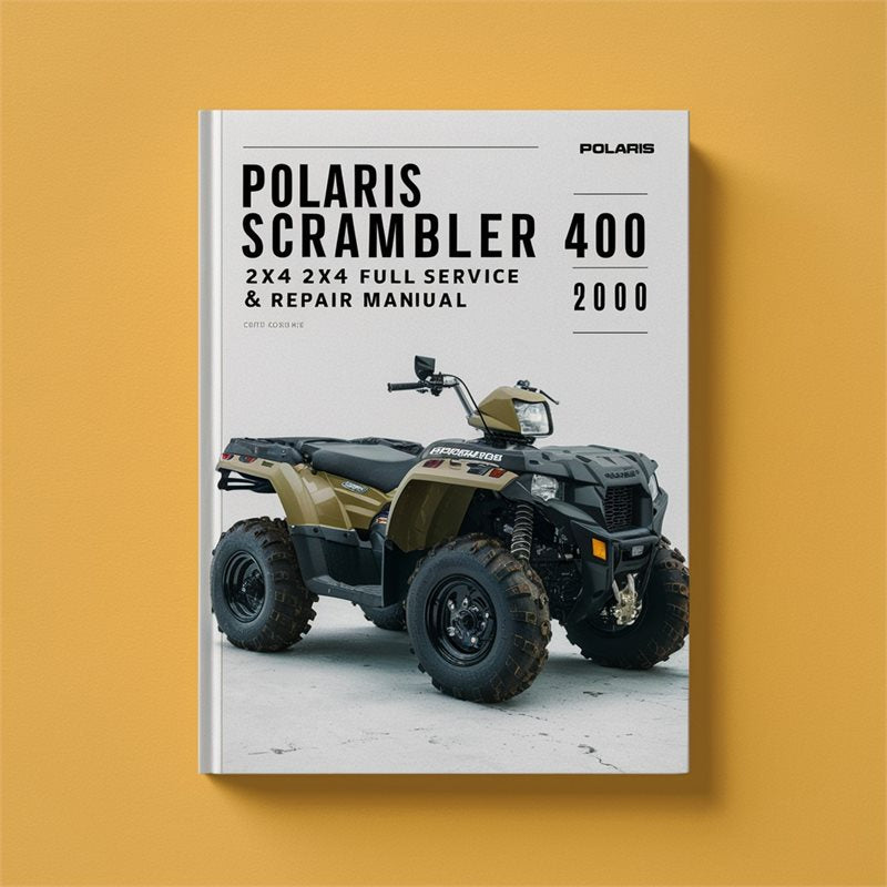 POLARIS SCRAMBLER 400 2X4 4X4 ATV Full Service & Repair Manual 2000 PDF