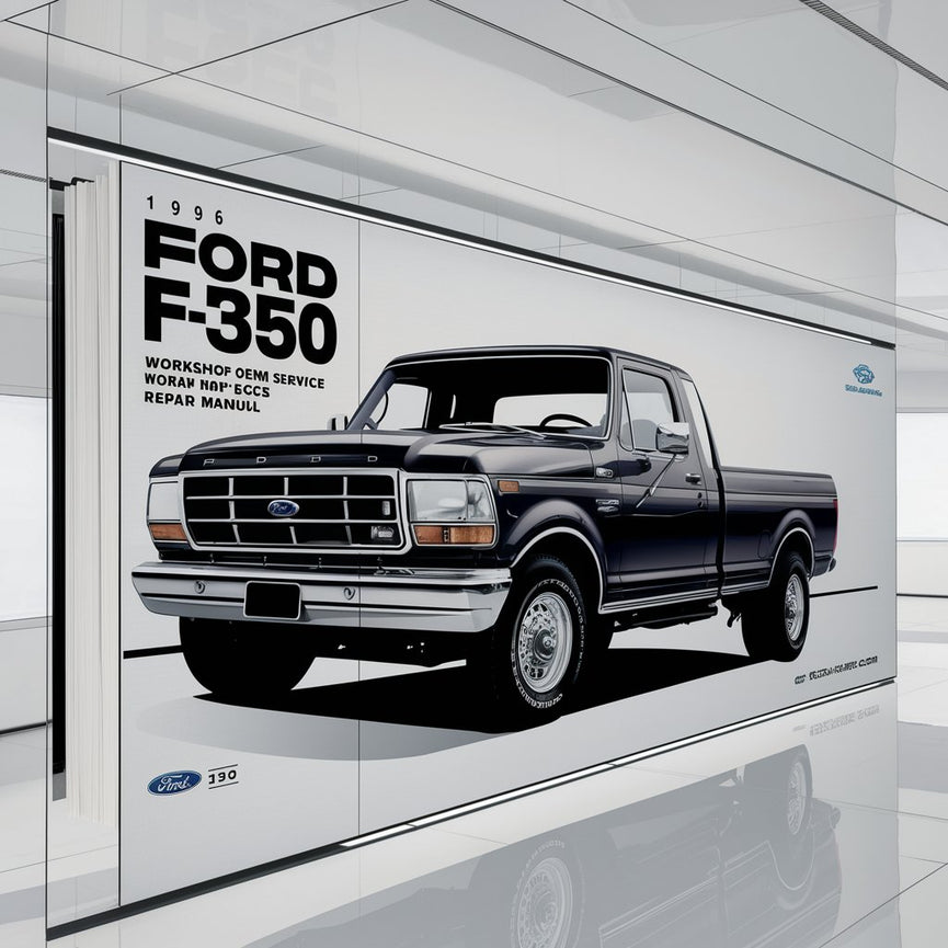 1996 Ford F350 F-350 Workshop OEM Service Repair Manual