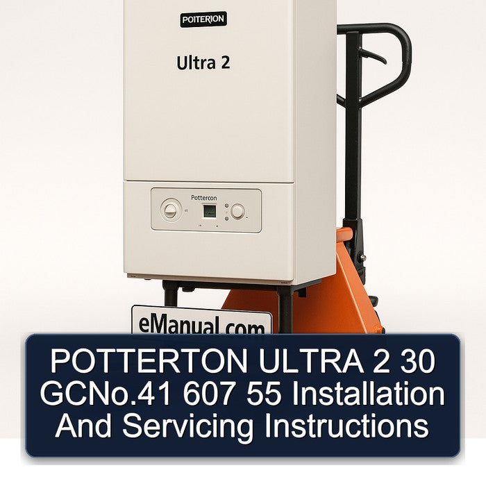 Potterton Ultra 2 30 Gcno.41 607 55 Installation Servicing Service Repair Workshop Manual PDF