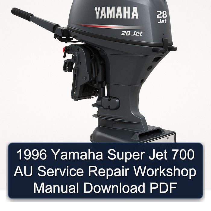1996 Yamaha Super Jet 700 AU Service Repair Workshop Manual PDF