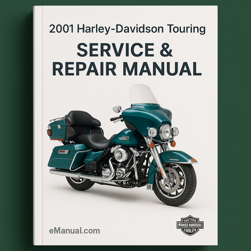 2001 Harley-Davidson Touring Service Repair Manual SET FLHR FLHT FLTR Electra Glide Road King Ultra Glide Road Glide Screamin Eagle