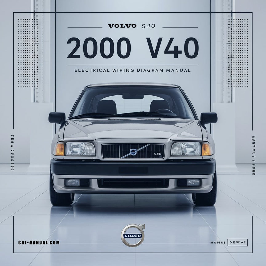 Volvo S40 V40 2000 Electrical Wiring Diagram Manual