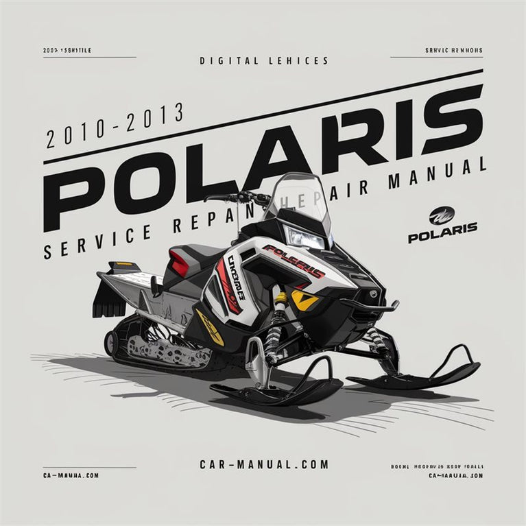 2012-2013 Polaris Snowmobile 600 800 Rush Pro RMK Assault Indy Switchback Service Repair Workshop Manual PDF