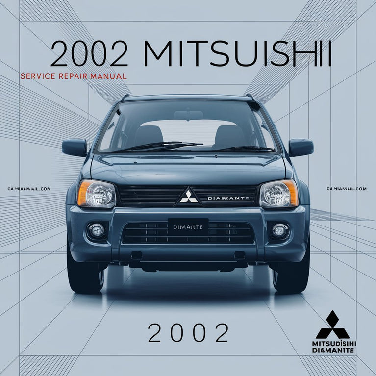 2002 Mitsubishi Diamante Service Repair Manual