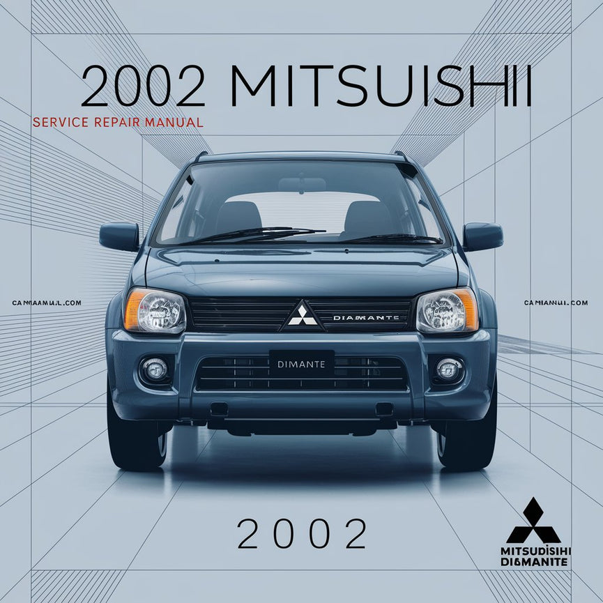 2002 Mitsubishi Diamante Service-Reparaturhandbuch