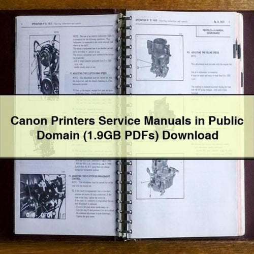 Canon Printers Public Domain (1.9gb Pdfs) Service Repair Workshop Manual PDF