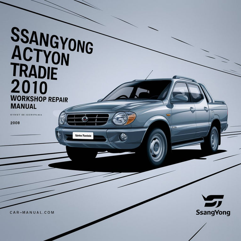 SSANGYONG ACTYON TRADIE 2006–2010 Werkstatt-Reparaturhandbuch