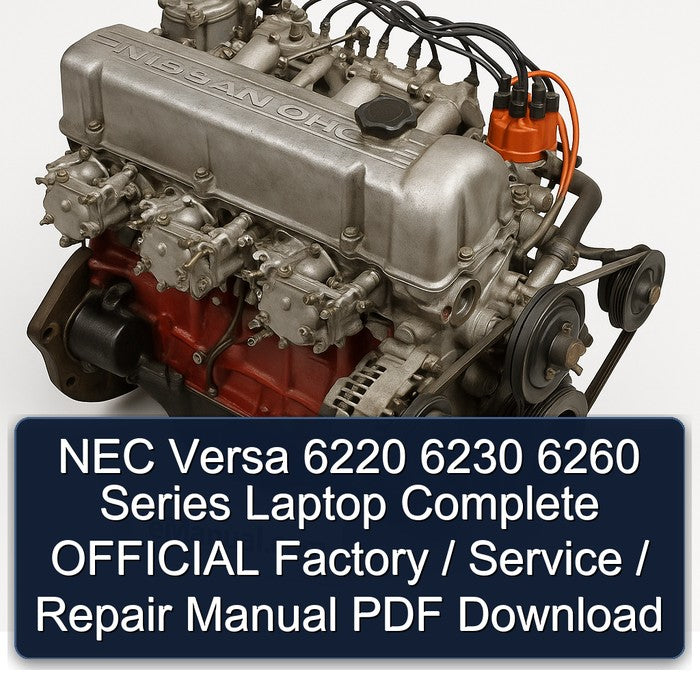 Datsun L Series & Z NEC Versa 6220 6230 6260 Laptop Official / Service Repair Workshop Manual PDF