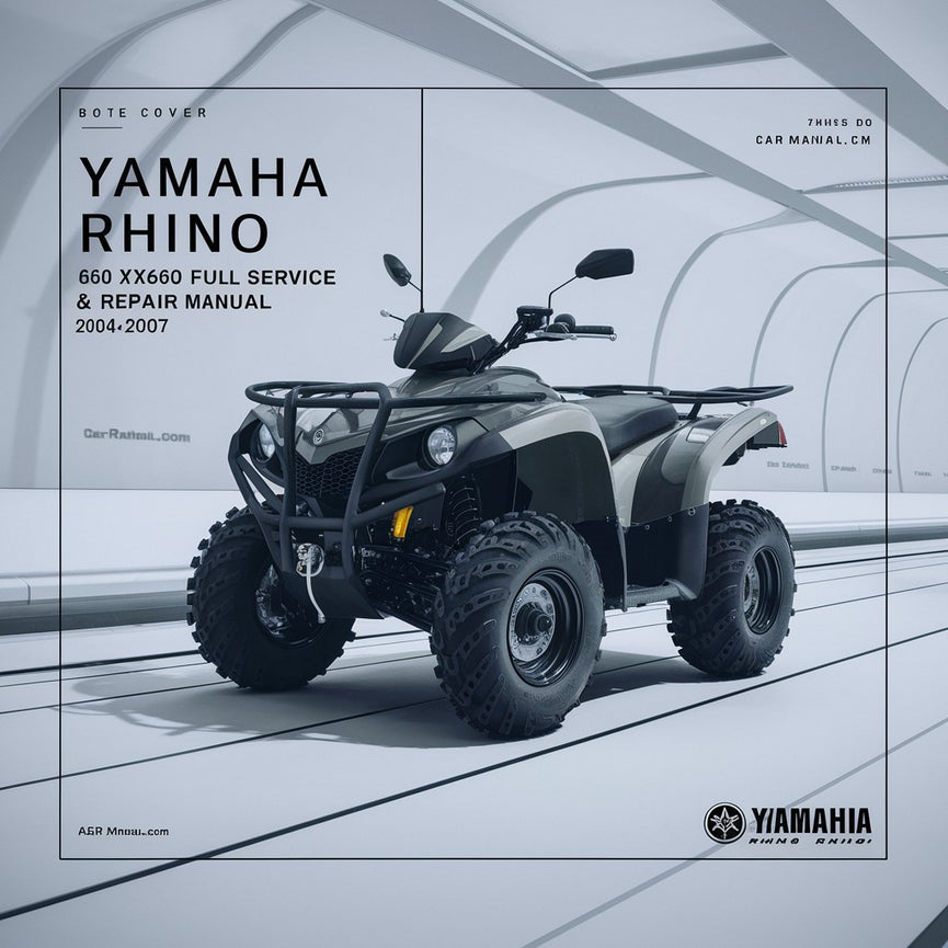 Yamaha RHINO 660 YXR660 ATV Full Service Repair Manual 2004-2007