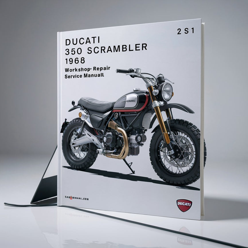 Ducati 350 Scrambler 1968 Werkstatt-Reparatur-Servicehandbuch